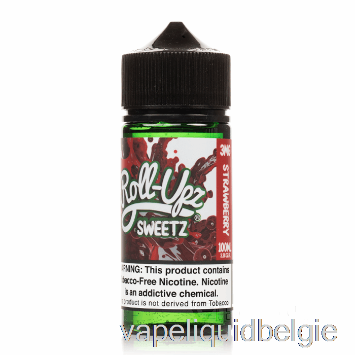 Vape Vloeibare Aardbei - Sap Roll-upz - 100ml 0mg